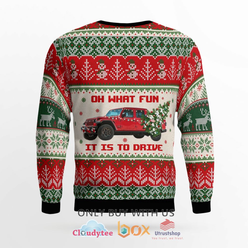 jeep gladiator christmas sweater 2 69066