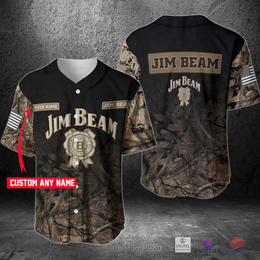 jim beam your name hunting baseball jersey 1 94141