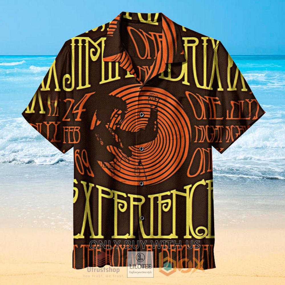 jimi hendrix poster concert hawaiian shirt 1 86936