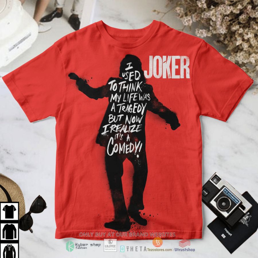 joker i used to think my life was a tragedy 3d all over t shirt 1 50180