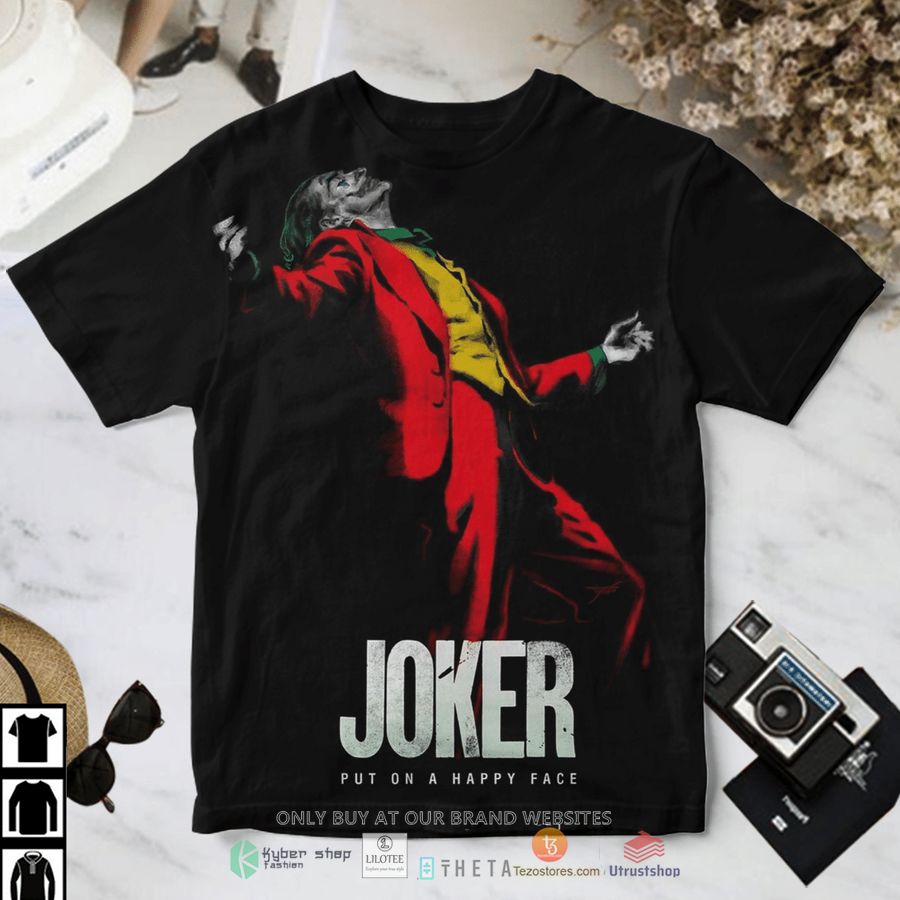 joker put on a happy face black t shirt 1 85145