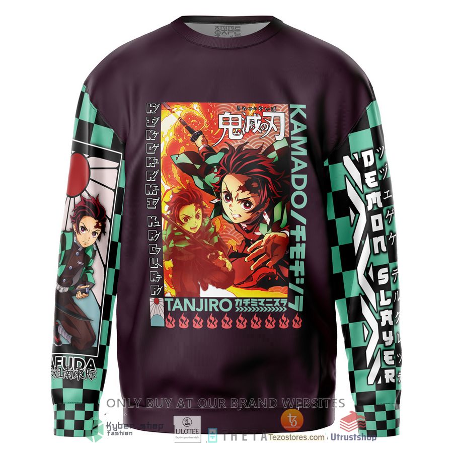 kamado tanjiro demon slayer streetwear sweatshirt 1 30548