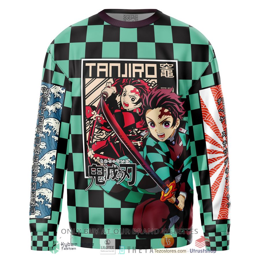 kamado tanjiro haori demon slayer streetwear sweatshirt 1 70038