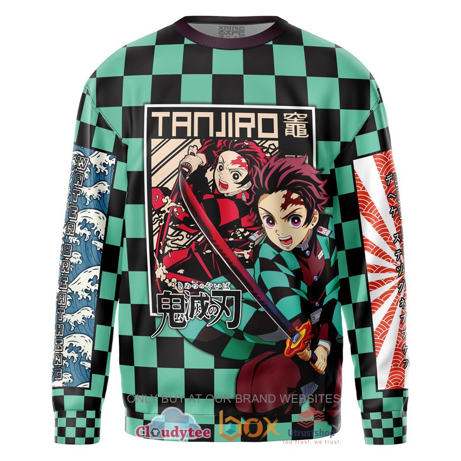 kamado tanjiro haori demon slayer sweatshirt sweater 1 12076