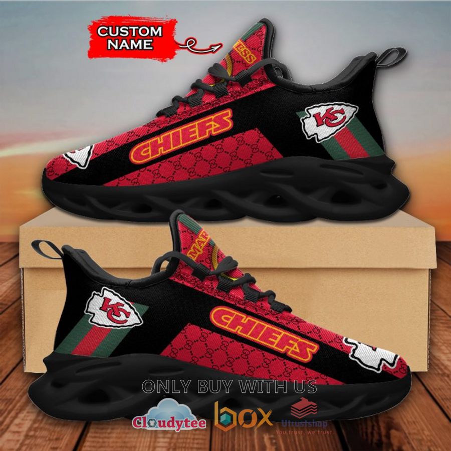 kansas city chiefs gucci custom name clunky max soul shoes 1 83820