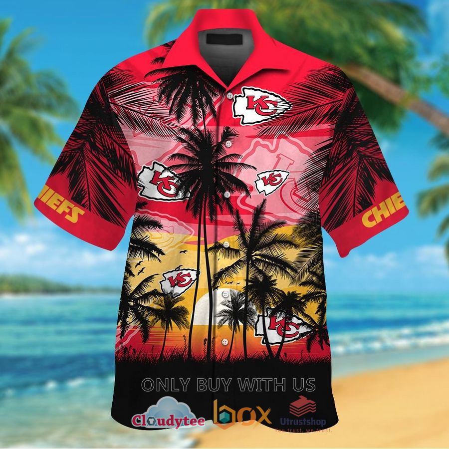 kansas city chiefs palm tree red hawaiian shirt 2 18335