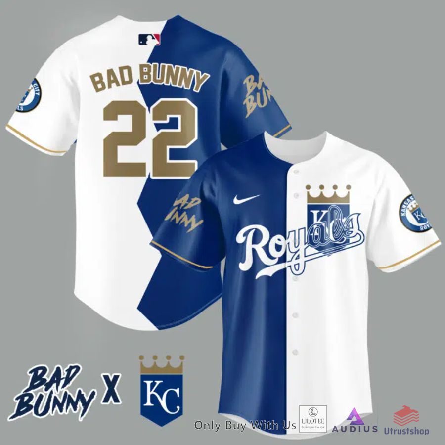 kansas city royals bad bunny 22 baseball jersey 1 38553