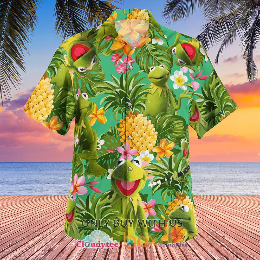 kermit the frog pineapple hawaiian shirt 1 43906