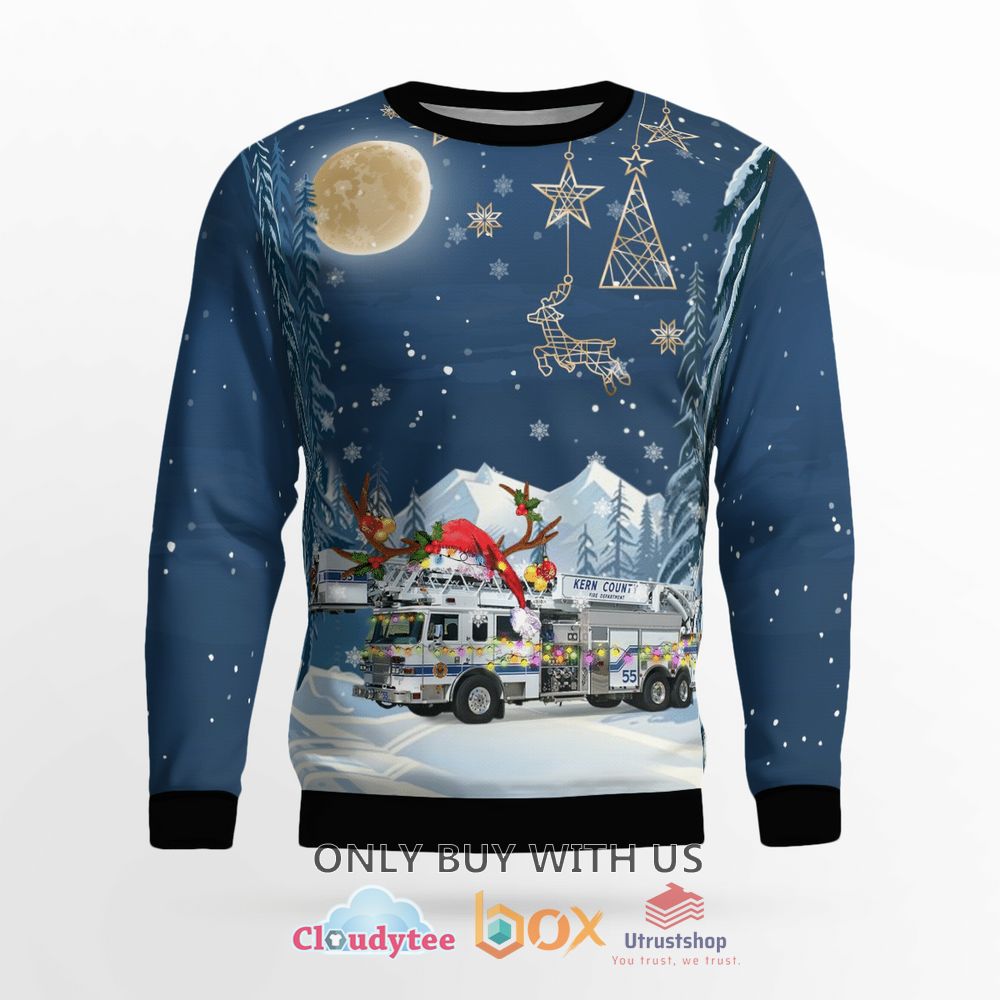 kern county fire department christmas sweater 2 88400