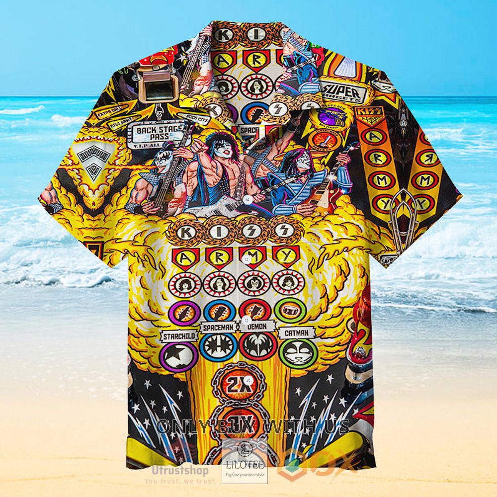 kiss pinball hawaiian shirt 1 50176