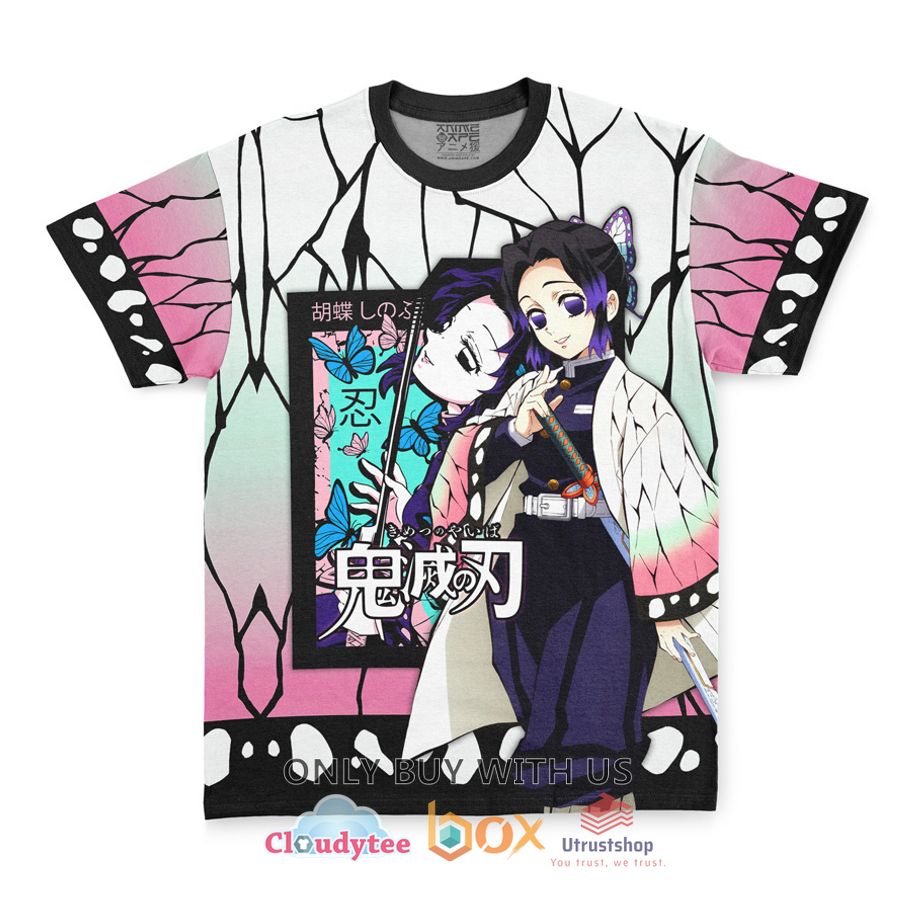 kocho shinobu haori demon slayer anime t shirt 1 83120