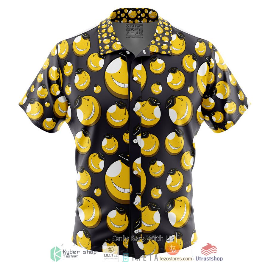 koro sensei assassination classroom short sleeve hawaiian shirt 1 1640