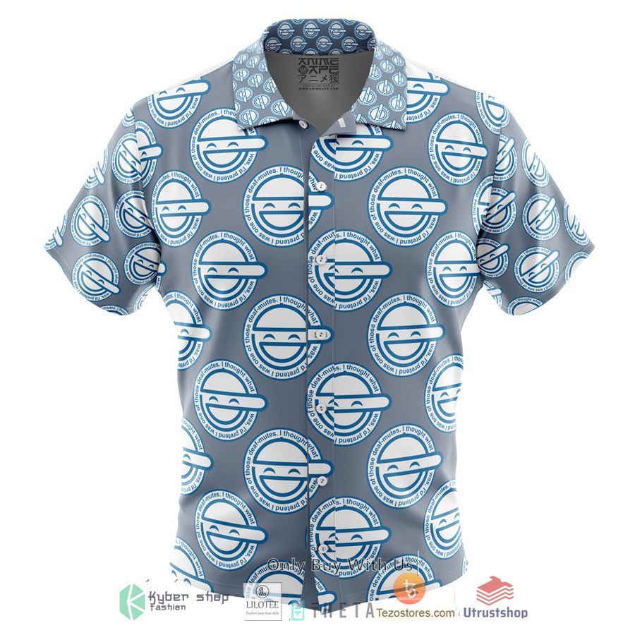 laughing man ghost in the shell short sleeve hawaiian shirt 1 68123