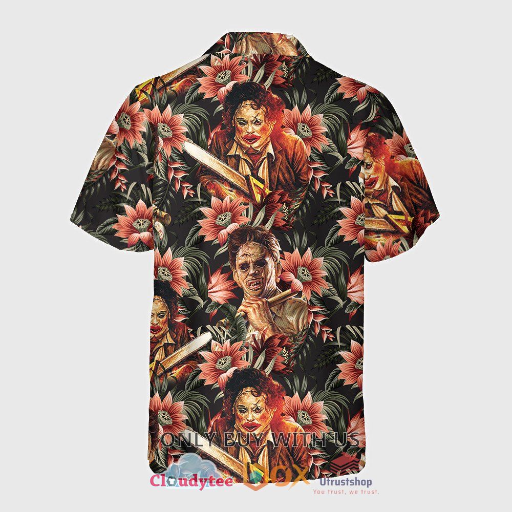 leatherface halloween hawaiian shirt 2 41856