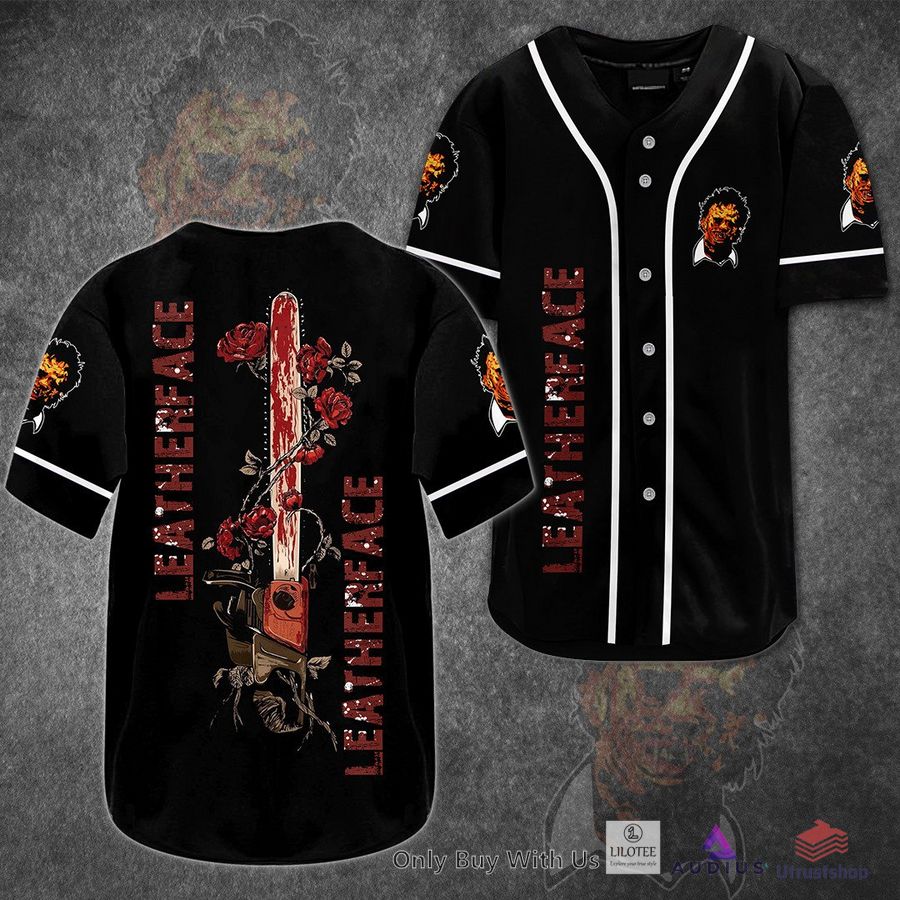 leatherface horror movie baseball jersey 1 47590