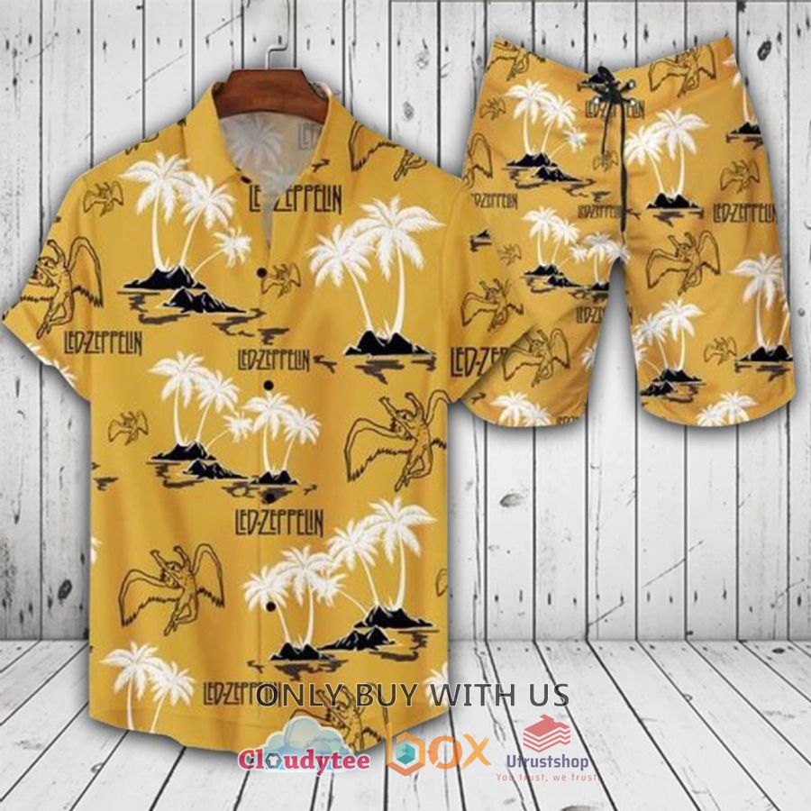 led zeppelin rock band hawaiian shirt short 1 68694