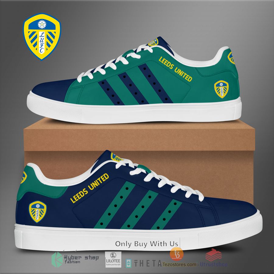 leed united green navy stan smith low top shoes 1 4918