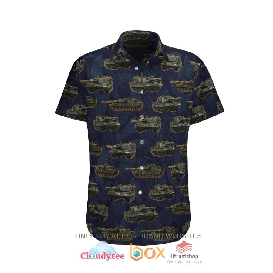 leopard 2 german army hawaiian shirt short 1 38689