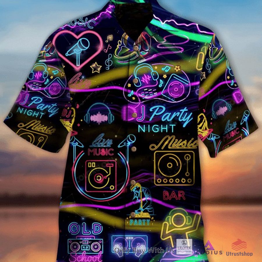 life is better with dj neon hawaiian shirt 1 72917