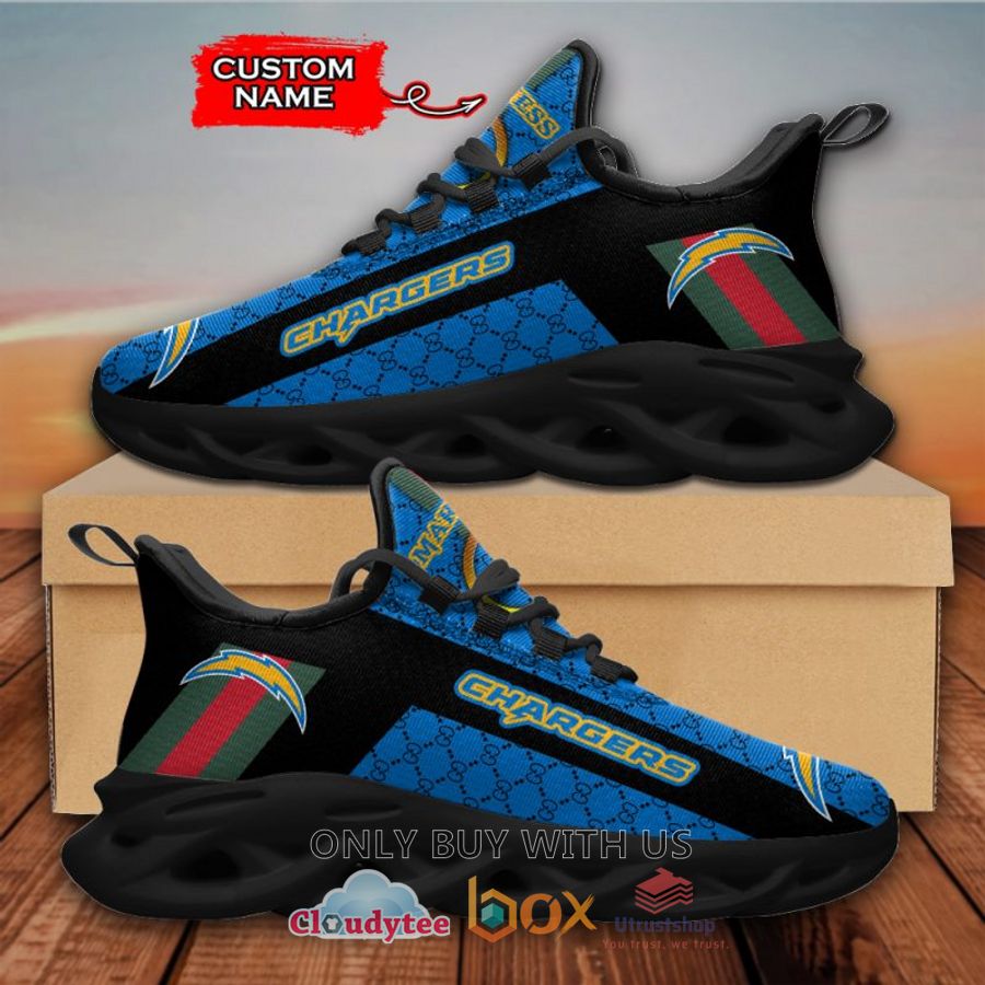 los angeles chargers gucci custom name clunky max soul shoes 1 50759