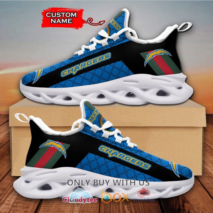 los angeles chargers gucci custom name clunky max soul shoes 2 61355