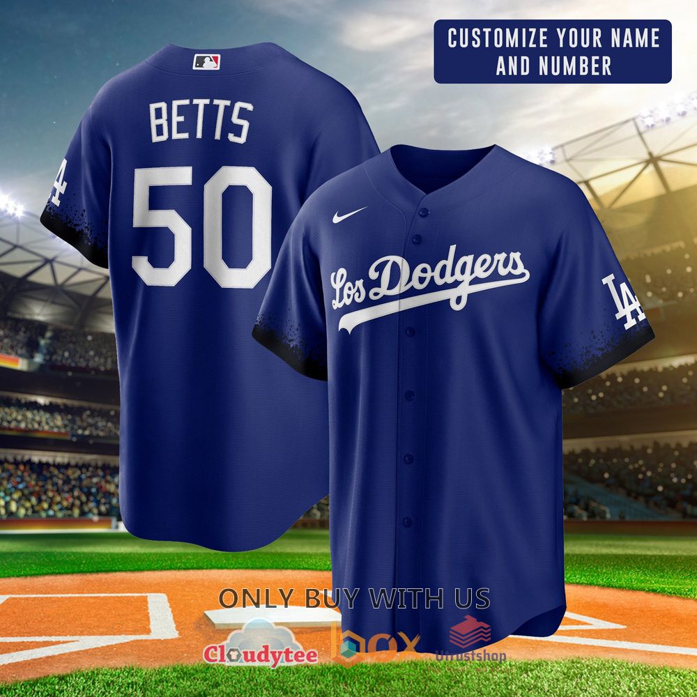 los angeles dodgers personalized baseball jersey 1 38857
