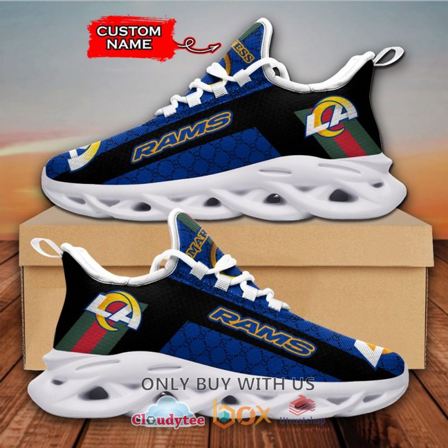 los angeles rams gucci custom name clunky max soul shoes 2 69550