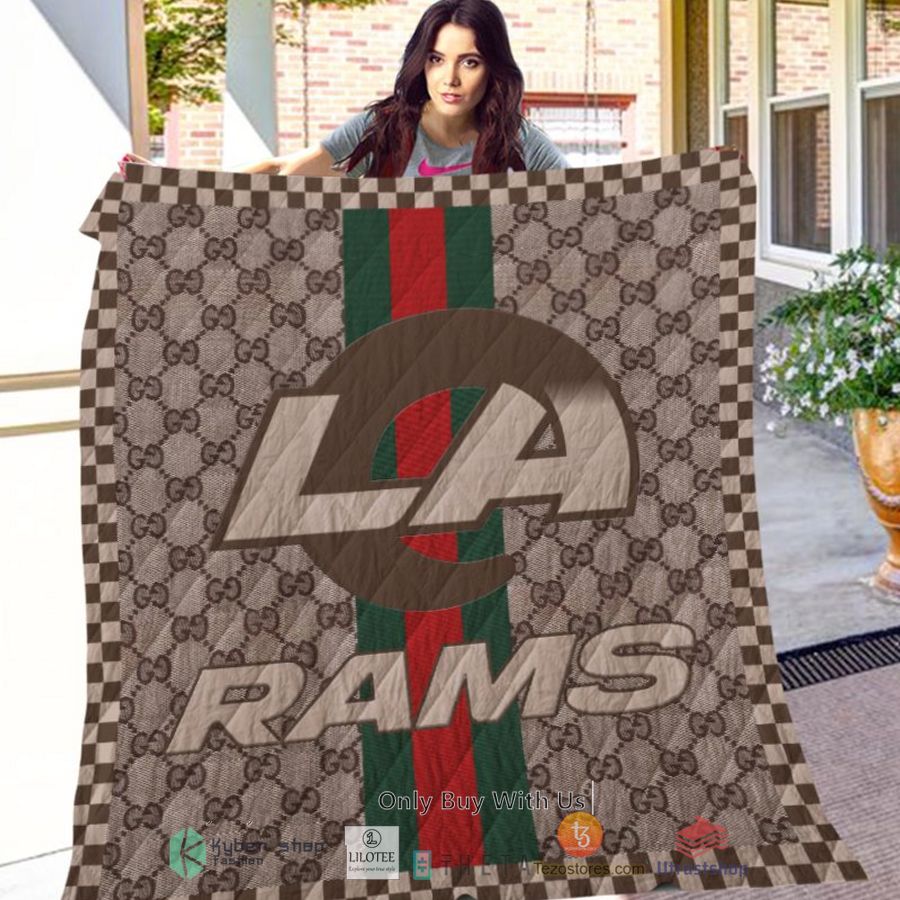 los angeles rams gucci nfl quilt 2 99397