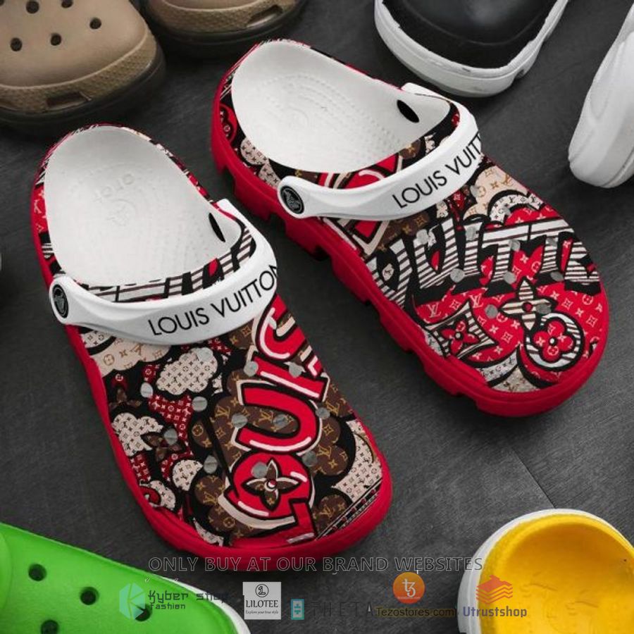 louis vuitton art pen red crocband shoes 2 59956
