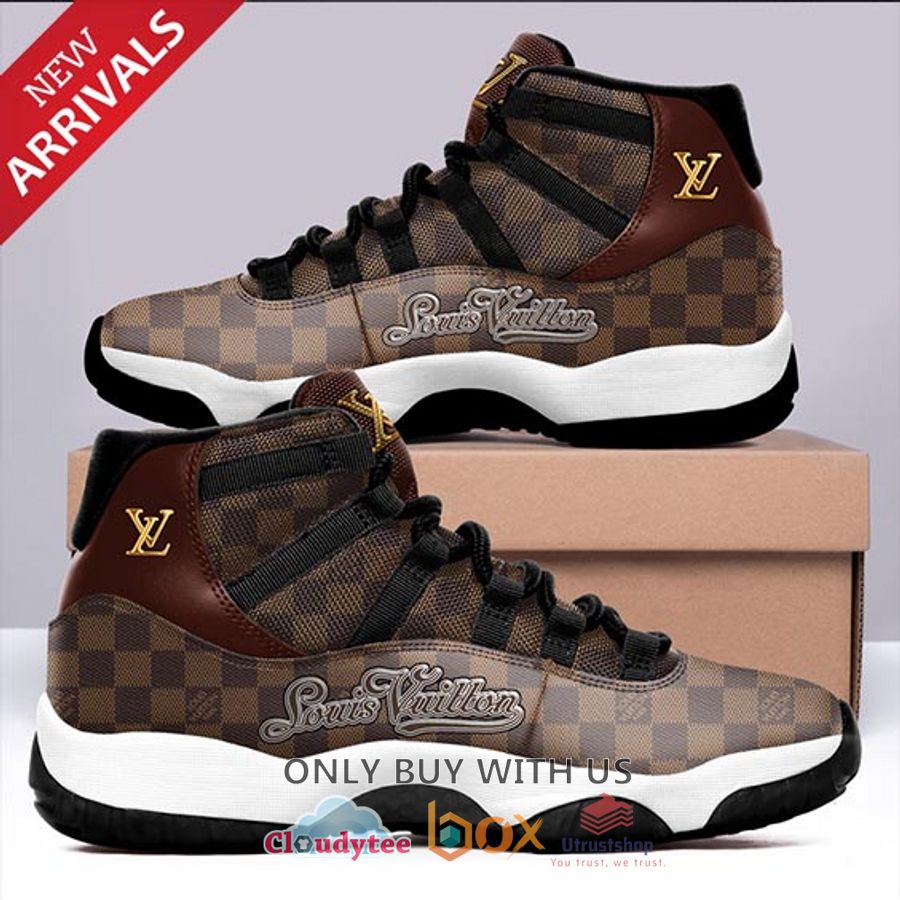 louis vuitton brown air jordan 11 shoes 1 51434