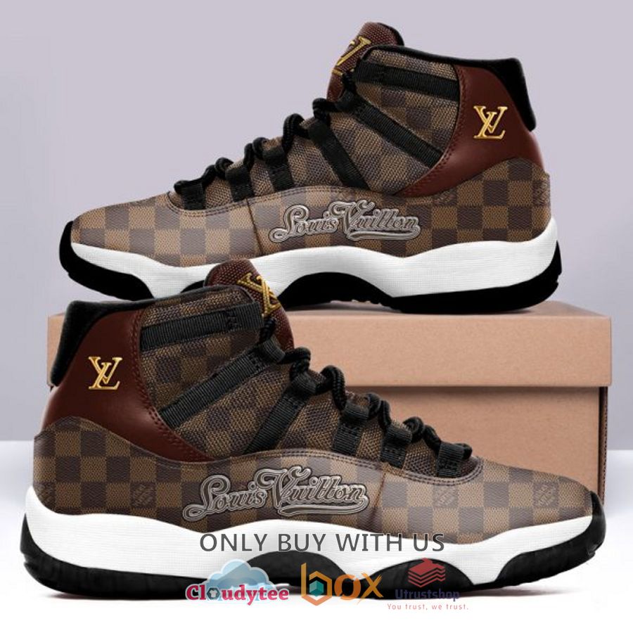 louis vuitton brown air jordan 11 shoes 2 2864