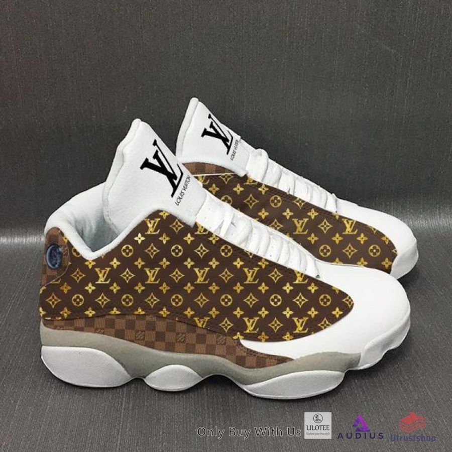 louis vuitton caro pattern brown air jordan 13 sneaker shoes 1 98737