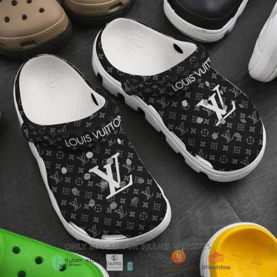 louis vuitton lv grey pattern crocband shoes 2 74837