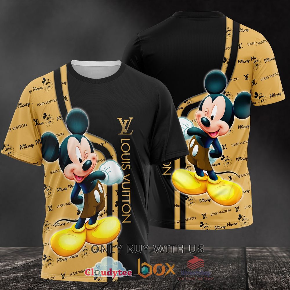 louis vuitton mickey mouse cute 3d t shirt 1 14577