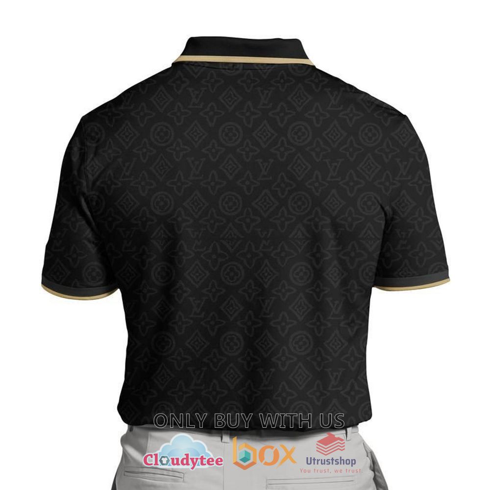 louis vuitton paris black color polo shirt 2 72394