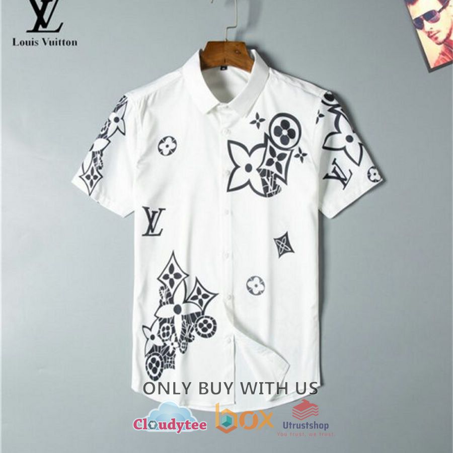 louis vuitton white hawaiian shirt 1 61473