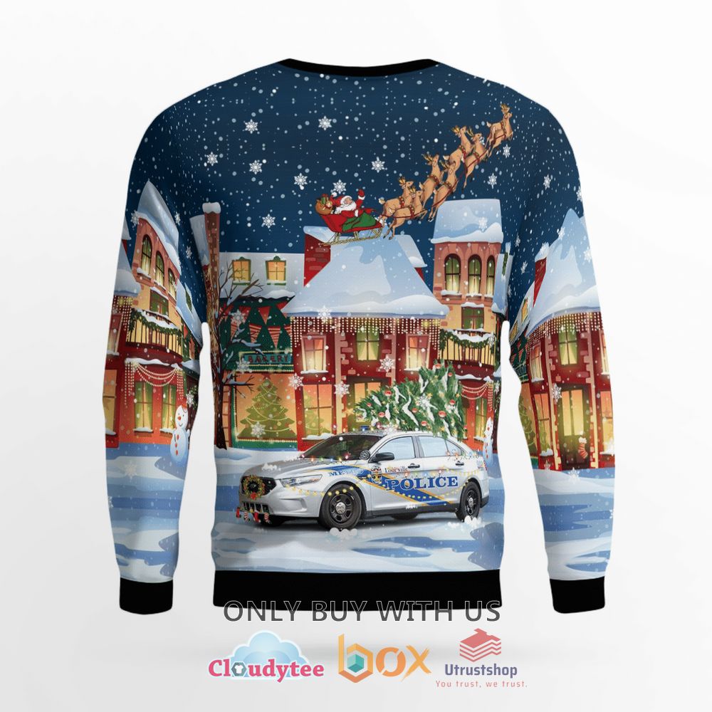 louisville kentucky police car christmas sweater 2 14588