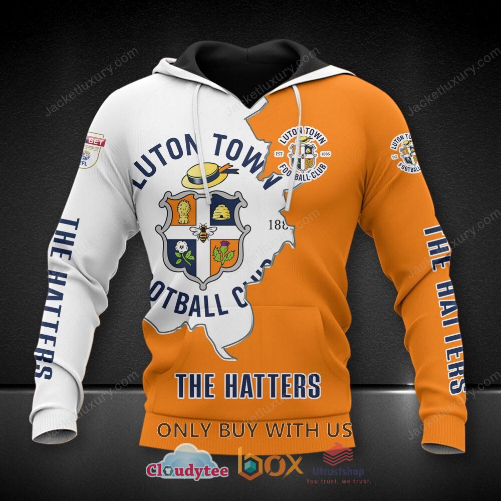 luton town football club the hatters 3d hoodie shirt 2 48898