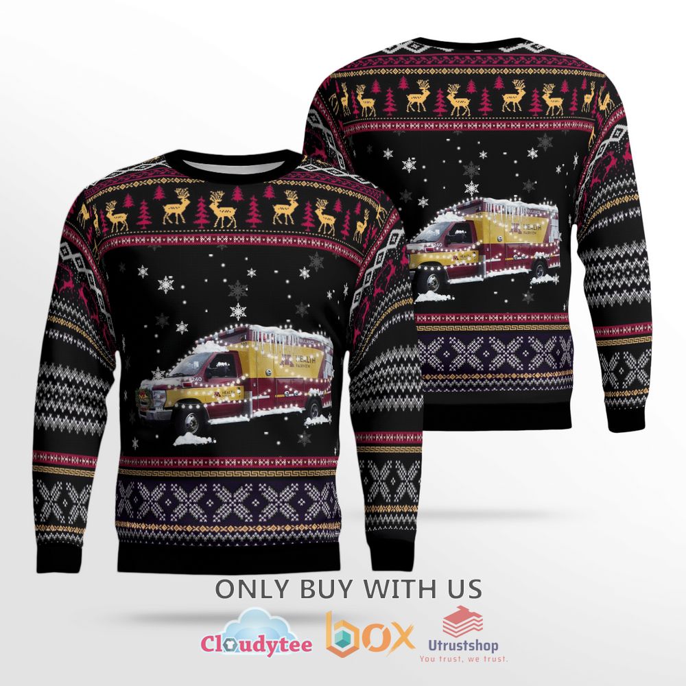 m health fairview ems christmas sweater 1 50859