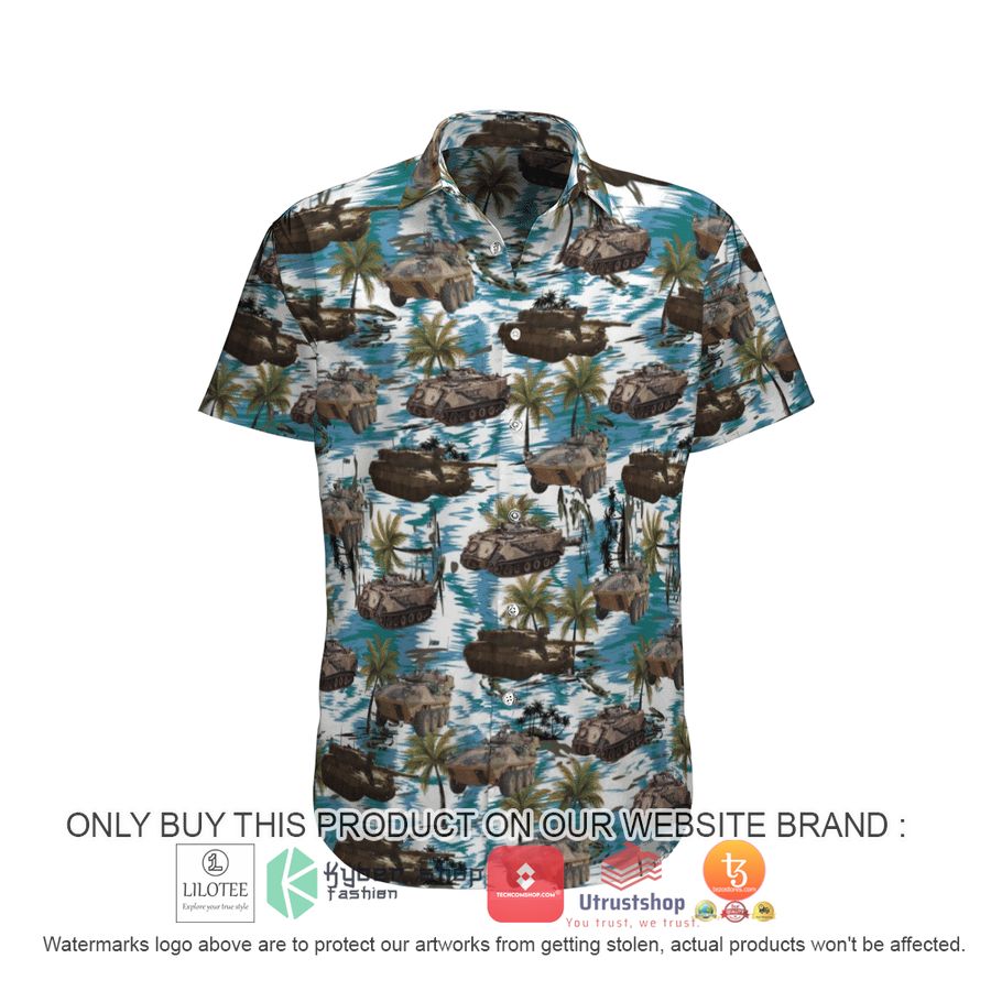 m113a1 aslav and leopard hawaiian shirt beach shorts 2 5265