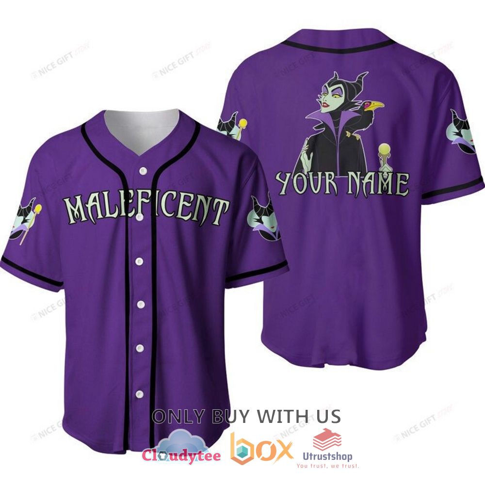 maleficent walt disney baseball jersey shirt 1 5186