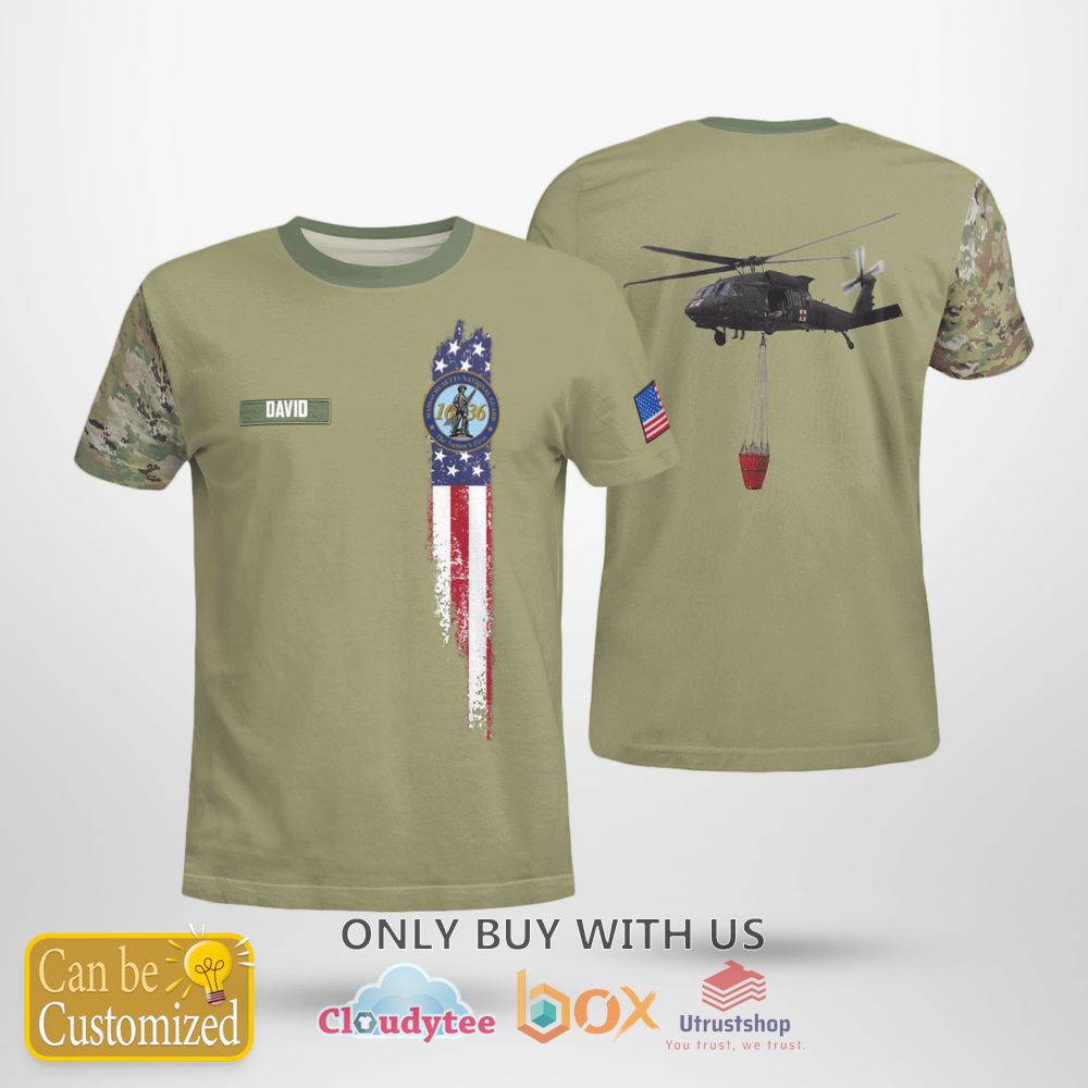 massachusetts national guard custom name t shirt 1 26278