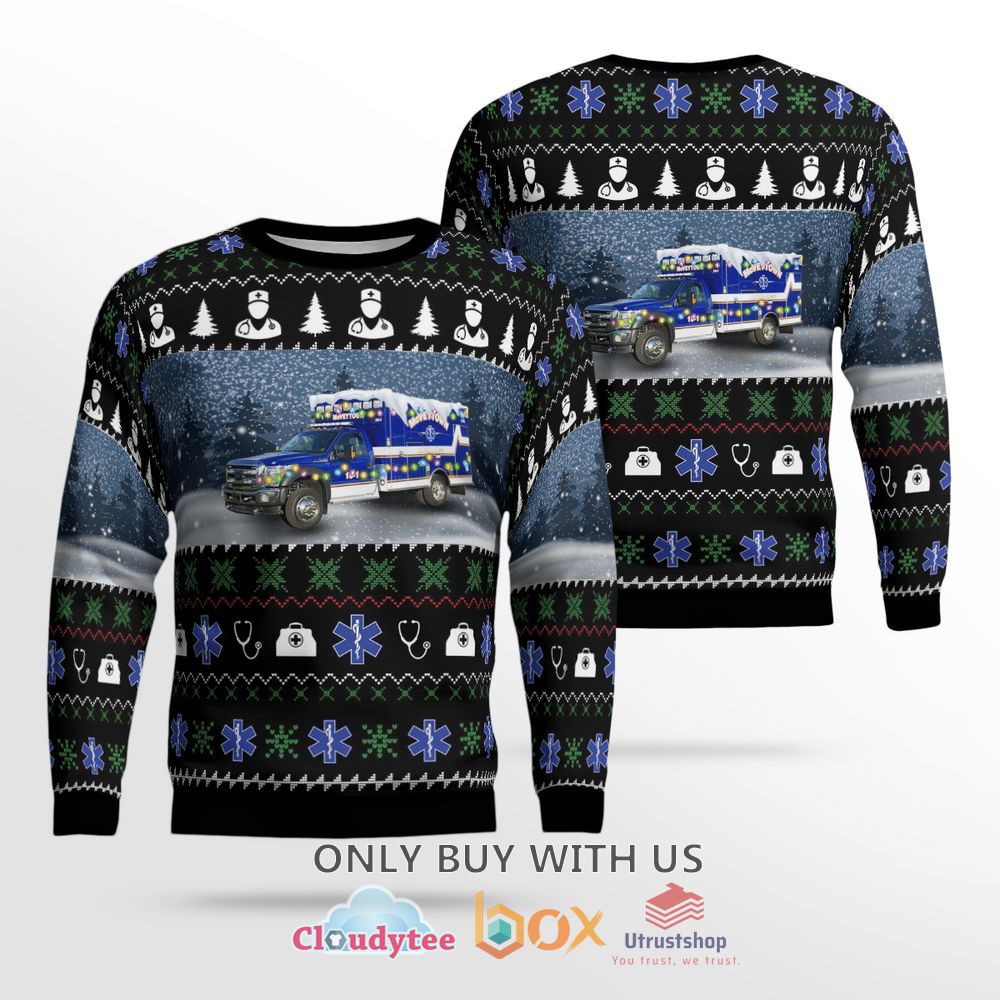 mcveytown ambulance christmas sweater 1 55237