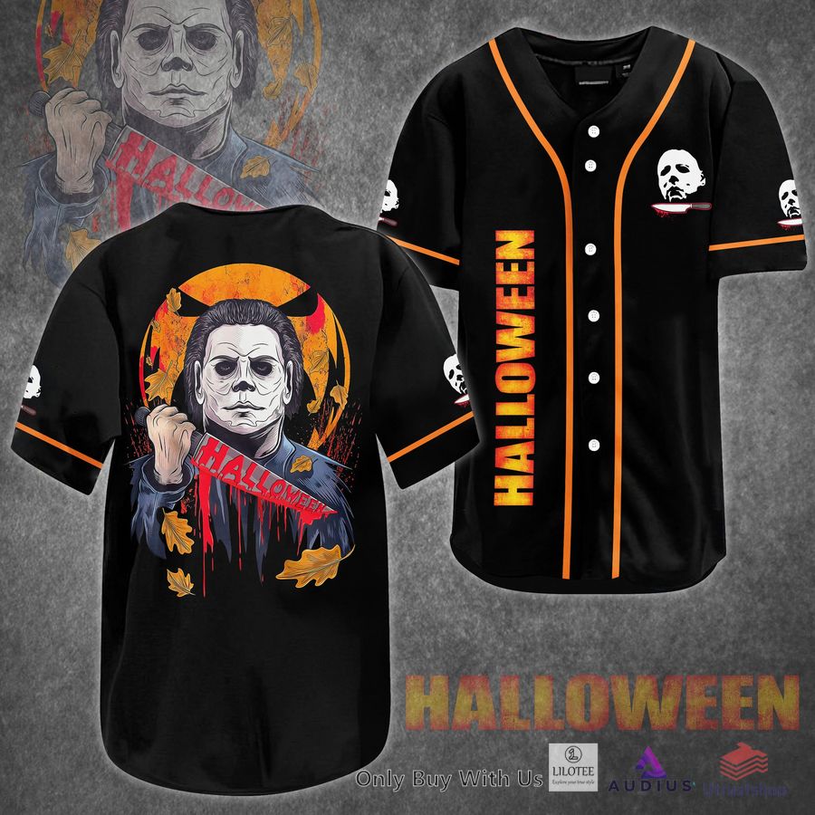 michael myers halloween horror movie baseball jersey 1 41006