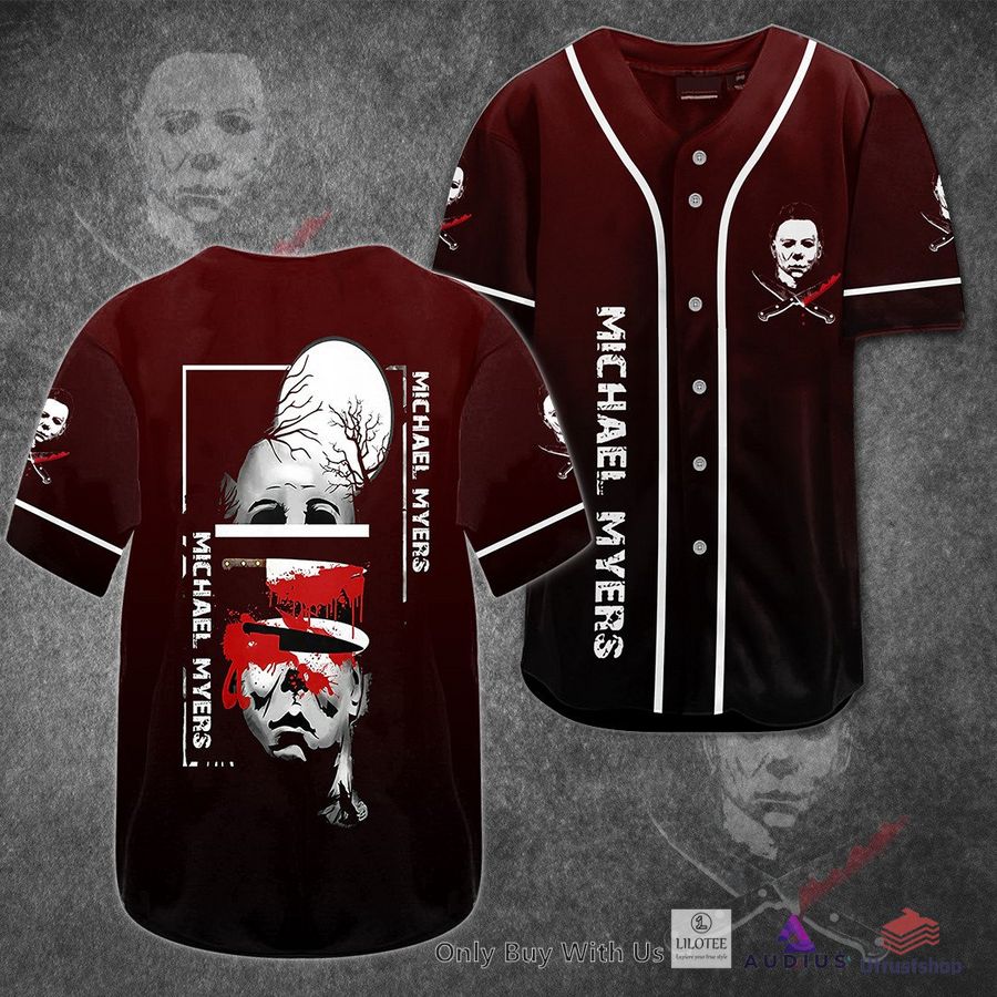 michael myers horror movie baseball jersey 1 8946