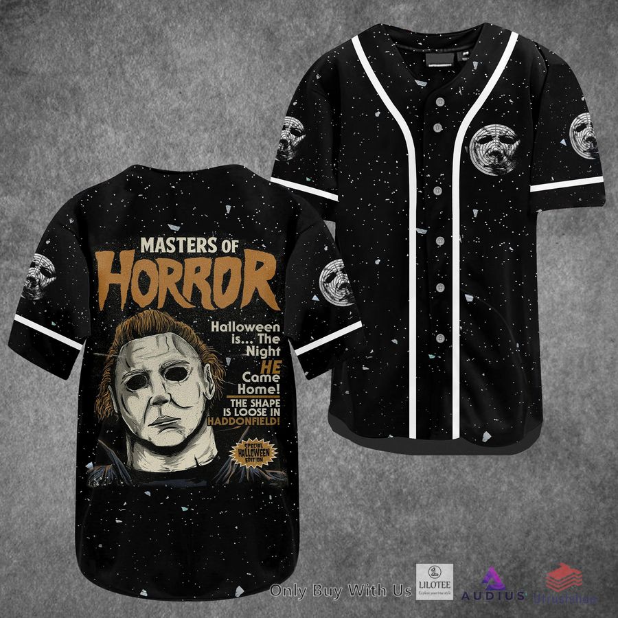 michael myers master of horror movie baseball jersey 1 60001