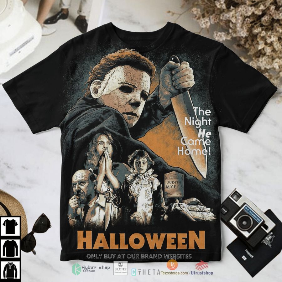 michael myers the night he came home halloween t shirt 1 25120