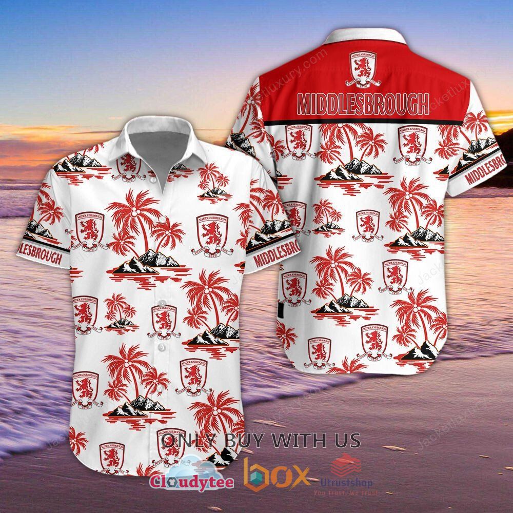 middlesbrough f c island hawaiian shirt short 1 85177