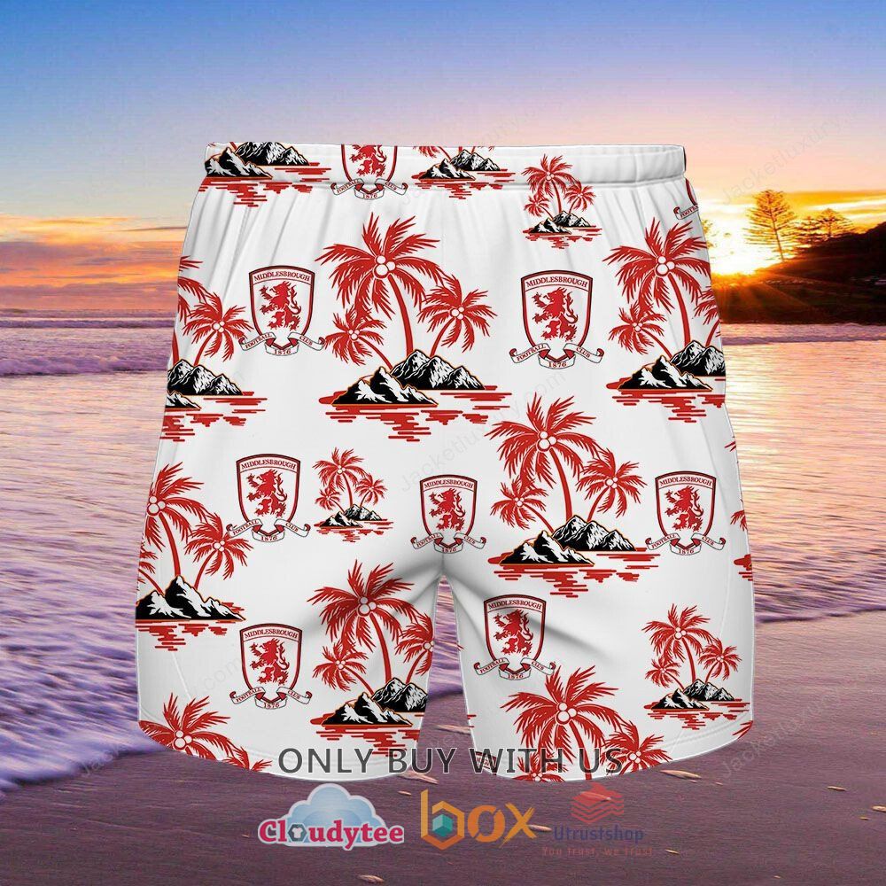 middlesbrough f c island hawaiian shirt short 2 49645
