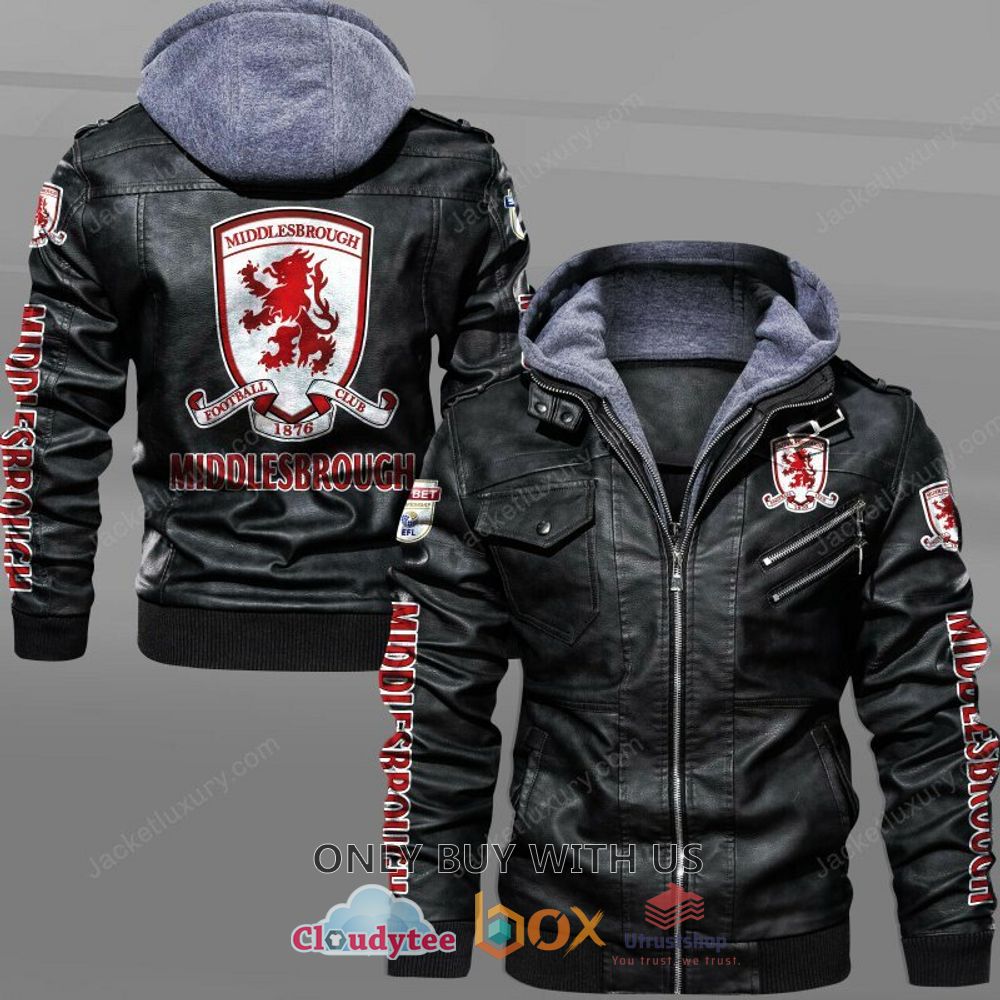 middlesbrough football club leather jacket 1 77160